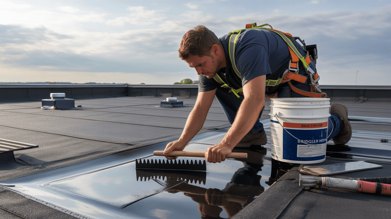 Flat roof patching Bridgewater NJ