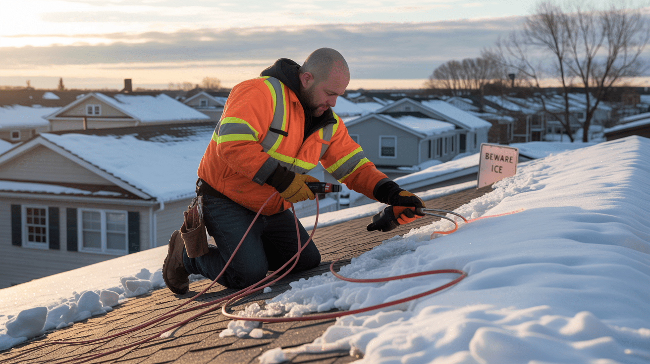 Ice dam prevention and repair Bridgewater NJ