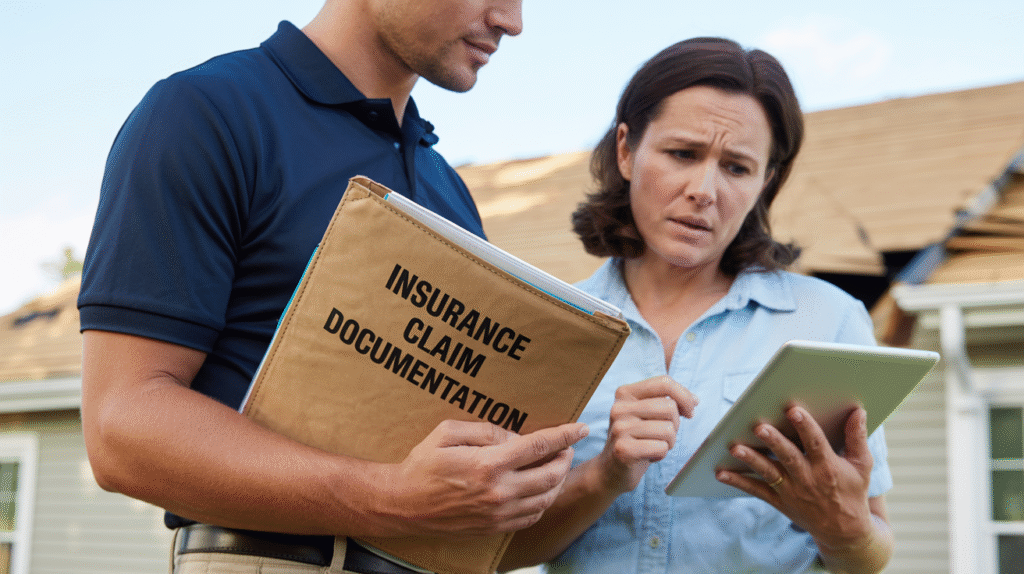 Tetti Roofing insurance claim documentation support for roof storm damage in Bridgewater, NJ