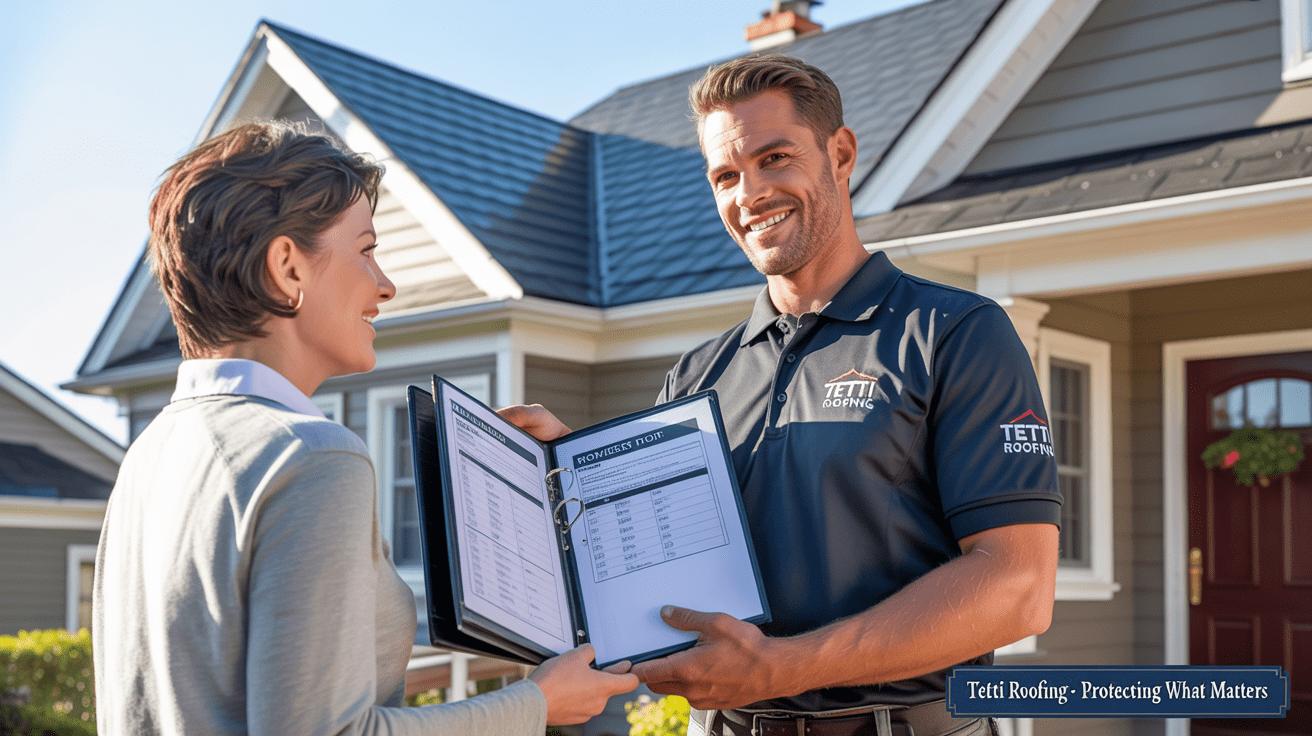 Tetti Roofing final roof report delivered after replacement in Bridgewater, NJ